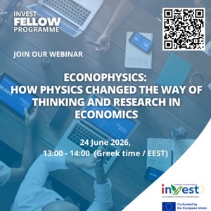 Webinar: Econophysics: How Physics changed the way of thinking and research in Economics