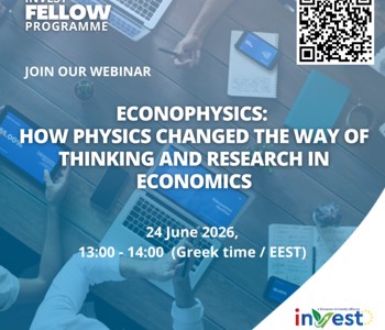 invest-alliance.eu Webinar: Econophysics: How Physics changed the way of thinking and research in Economics
