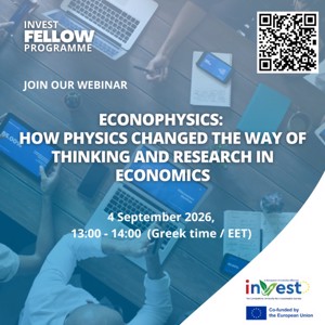 Webinar - Econophysics: How Physics changed the way of thinking and research in Economics