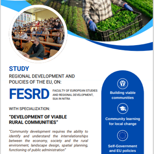 Study Specialization:Development of Viable Rural Communities