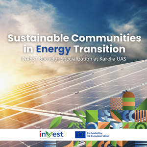 Application Period Open: INVEST Bachelor Specialization Studies at Karelia UAS